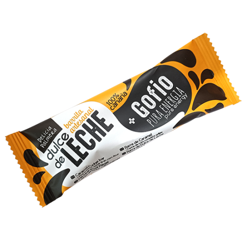 Delicia Palmera DELICIA TOTAL • barrita energetica DULCE DE LECHE con GOFIO