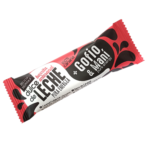 Delicia Palmera DELICIA TOTAL • barrita energetica DULCE DE LECHE con GOFIO y MANI