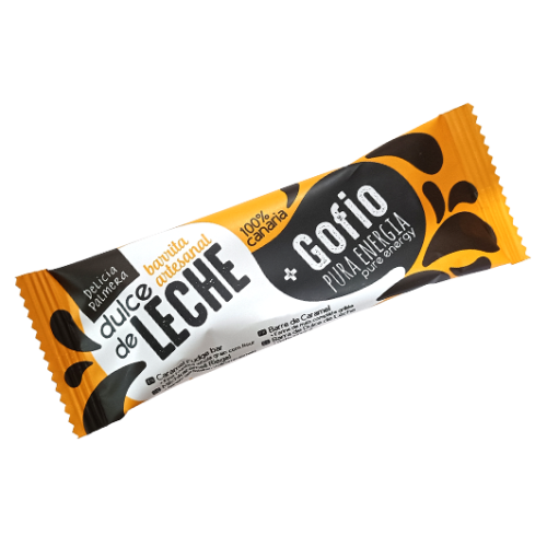 Delicia Palmera • barrita energetica DULCE DE LECHE con GOFIO